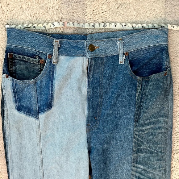 B SIDES Vintage Reworked Plein Jean - Picture 9 of 12